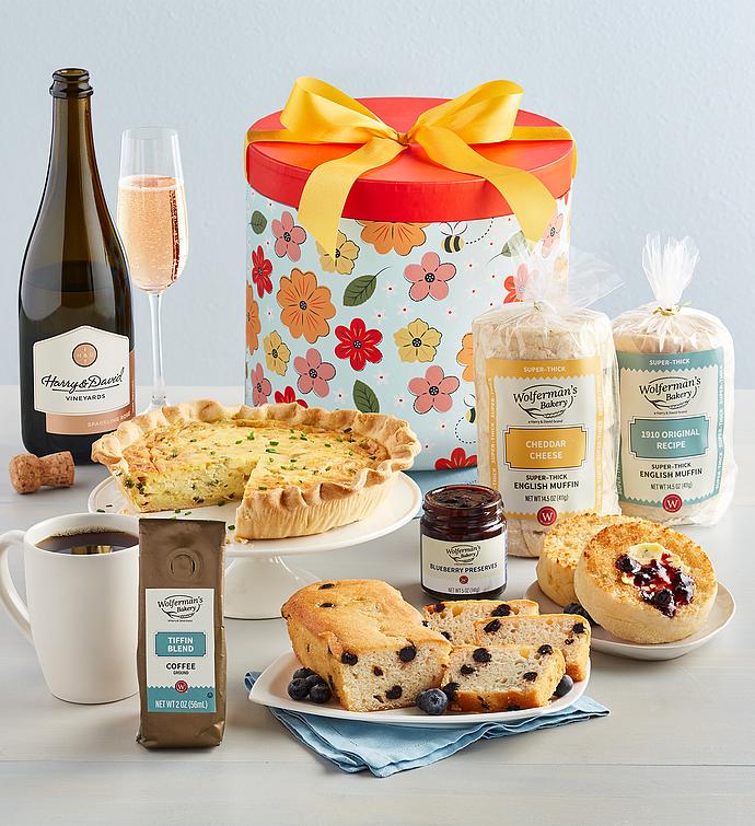 Mother&#39;s Day Brunch Gift Box with Wine